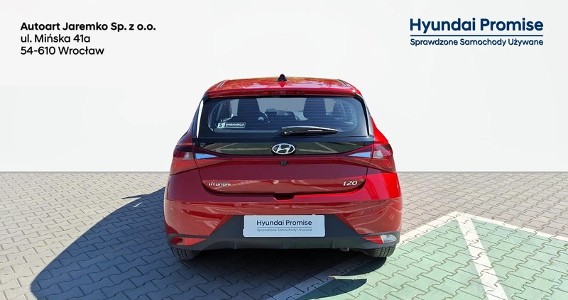 Hyundai i20 cena 74800 przebieg: 7600, rok produkcji 2023 z Miejska Górka małe 407